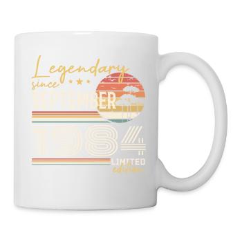 September 1984 Geboren September 1984 September 1984 - Tasse - Weiß - Rechts