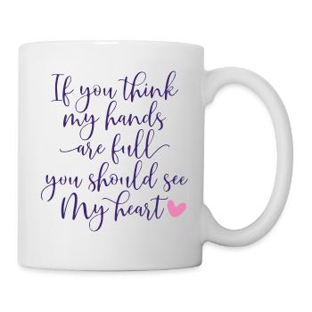 Inspirational Handwritten Quote Design - Mug - white - Right