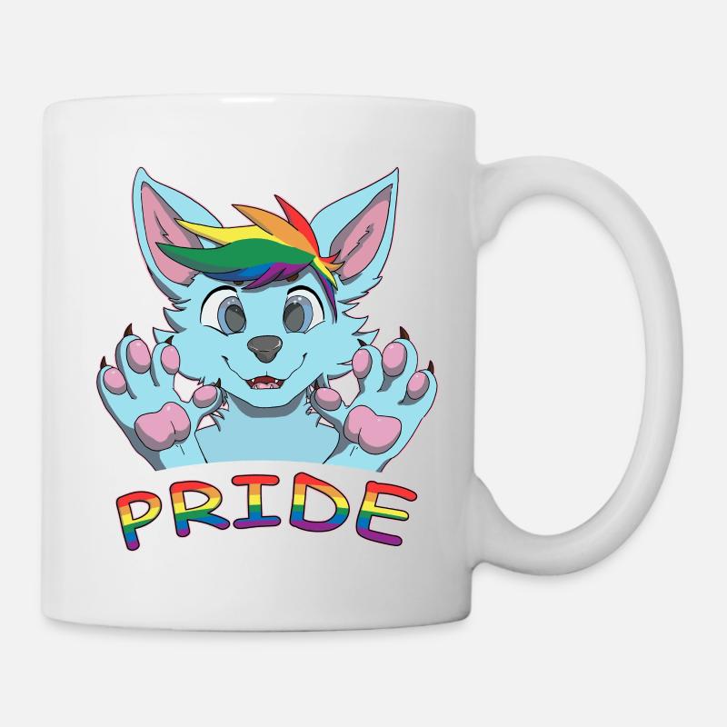 Fierté à fourrure - Mug blanc - blanc