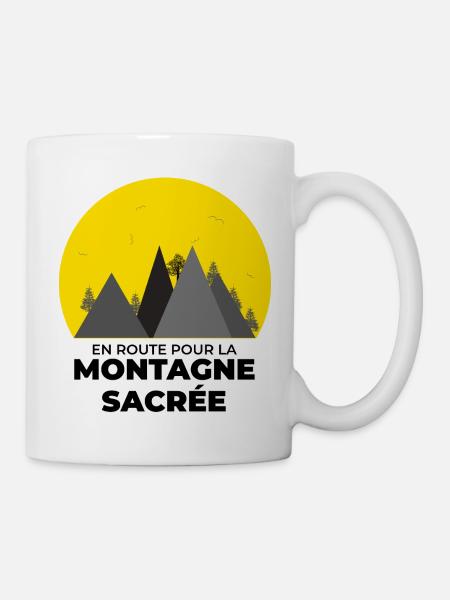 En route pour la montagne sacrée - Mug blanc - blanc