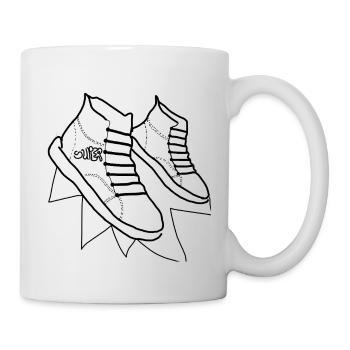 great shoes - Mug - white - Right