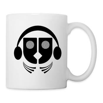 Ich höre Musik - Tasse - Weiß - Rechts