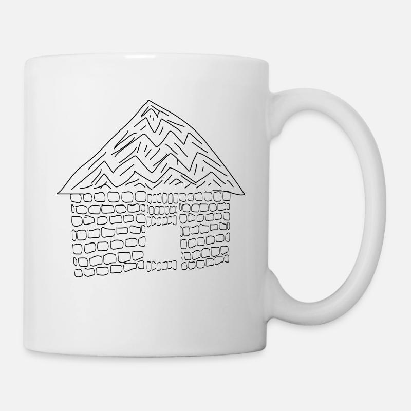 ma case - Mug blanc - blanc