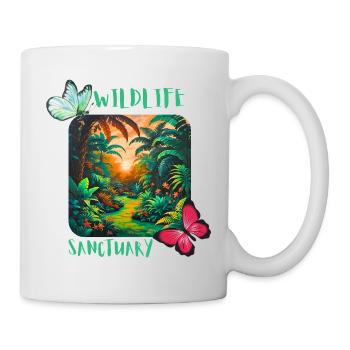 Réserve faunique - Mug blanc - blanc - Droite