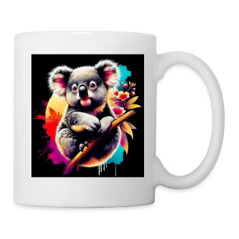 Koala - Tasse - Weiß - Rechts