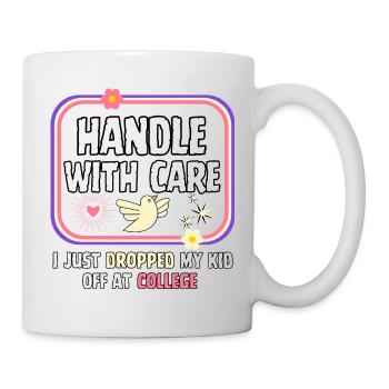 Saying goodbye to college for mom from daughter college - Mug - white - Right