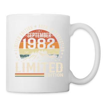September 1982, September 1982 Birthday Gift - Mug - white - Right