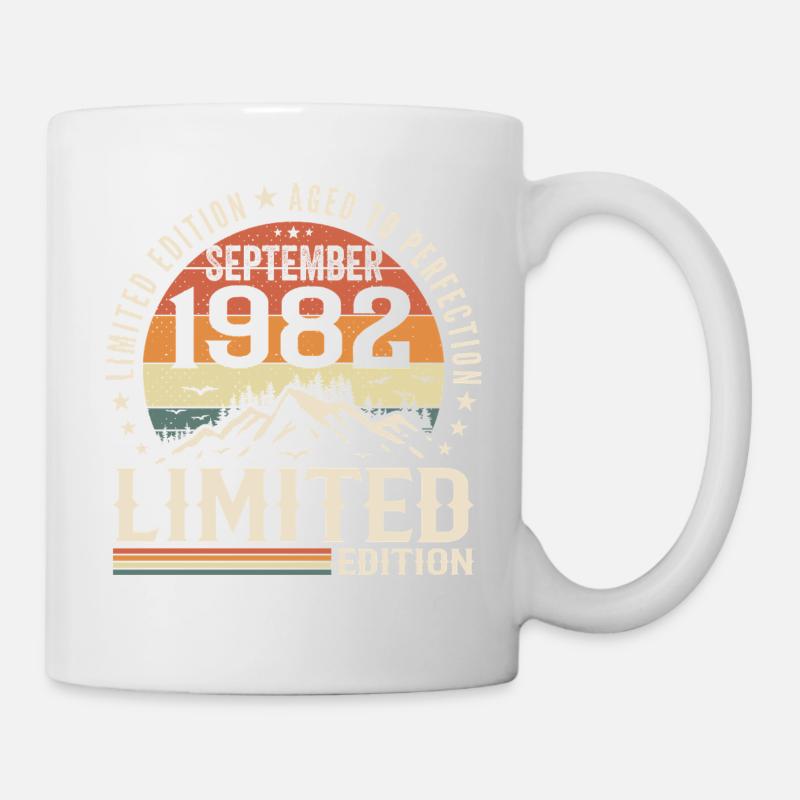 September 1982, September 1982 Birthday Gift - Mug - white