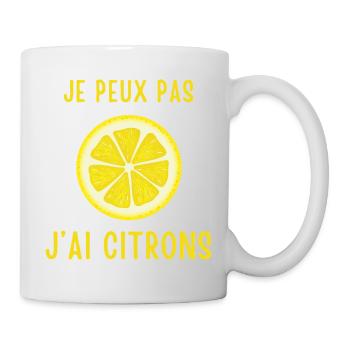 I can't, I have lemons - Mug - white - Right