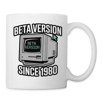 Retro Computer Beta Version Design - Mug - white - Right