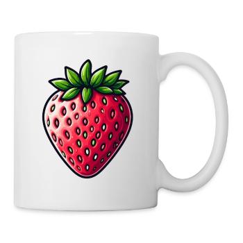 Strawberry Art Pop Art - Mug - white - Right