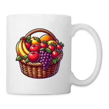 Tropical Fruit Basket - Mug - white - Right