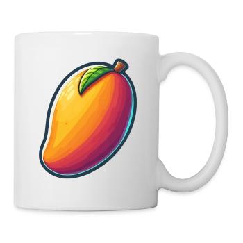 Design Mango Vibrant Abstract - Mug blanc - blanc - Droite