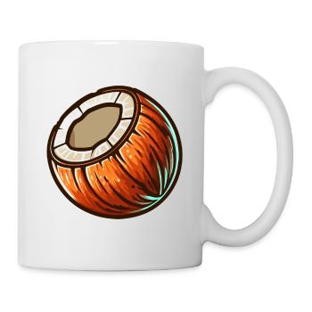 Noix Naturelle - Mug blanc - blanc - Droite