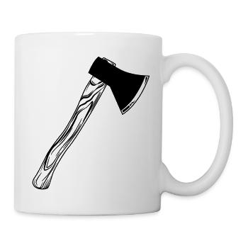 axt - Tasse - Weiß - Rechts