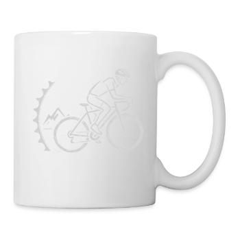 Rare Wheelless MTB Road Bike Bicycle Motif - Mug - white - Right