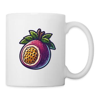 Illustration of Bright Passionflower Fruit - Mug - white - Right