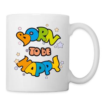 Born to be Happy - Mug - white - Right