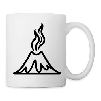 volcano - Mug - white - Right