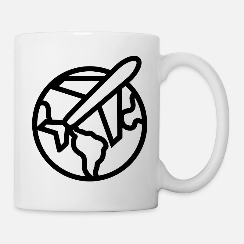 Reise - Tasse - Weiß