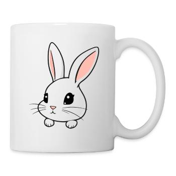 Lapin Mignon - Mug blanc - blanc - Droite