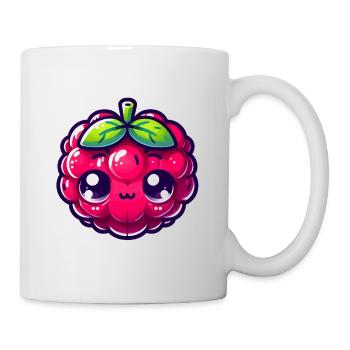 Raspberry Kawaii Illustration - Mug - white - Right