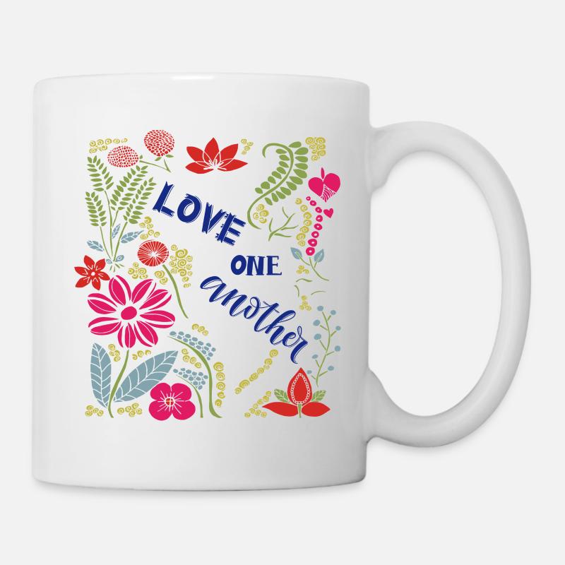 Love One Another   - Tasse - Weiß