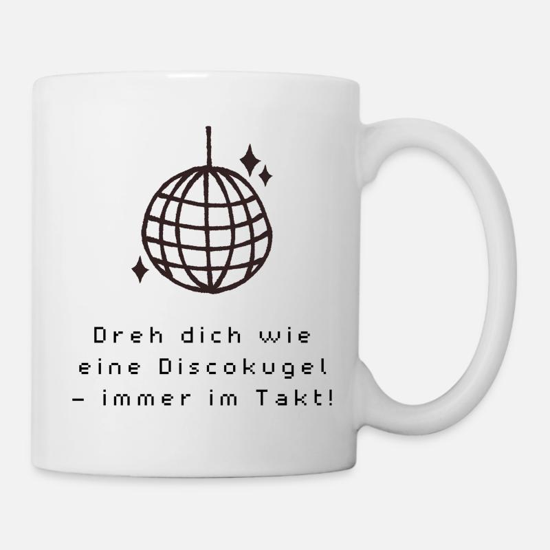Disco_Kugel - Mug - white
