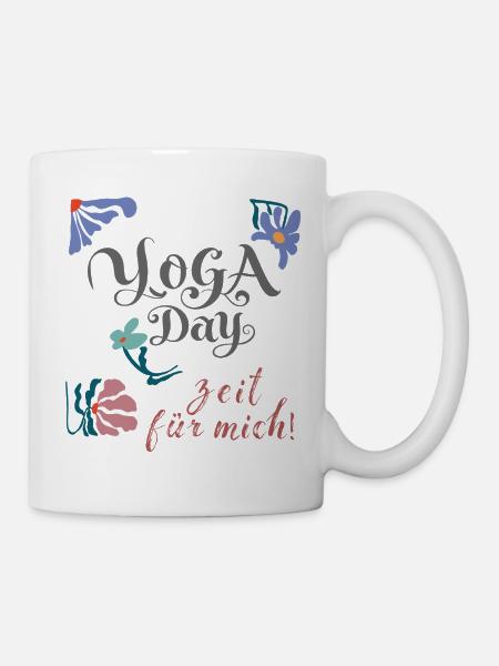 Yoga Day - Tasse - Weiß