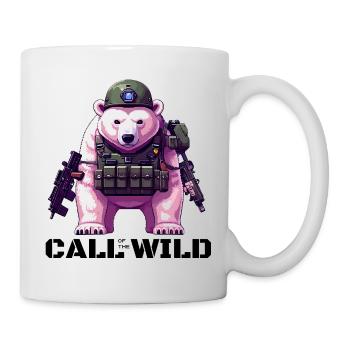 L’Appel de l’Ours Sauvage – Édition Pixel Ops - Mug blanc - blanc - Droite