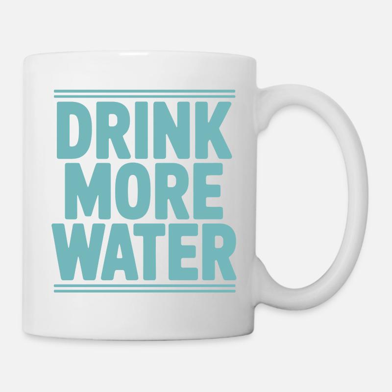 Drink More Water Health Coach Funny Hydration - Mug - white