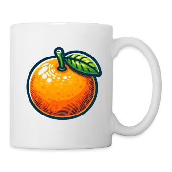 Natural Orange Illustration - Mug - white - Right