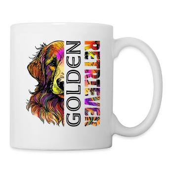 Golden Retriever - Tasse - Weiß - Rechts