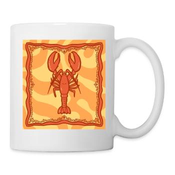 Red Lobster Illustration - Mug - white - Right
