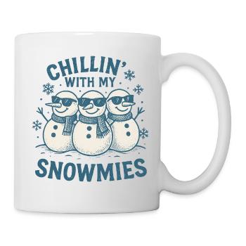 Chillin' With My Snowmen Design - Mug - white - Right