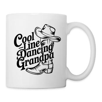 Cool Line Dance Grandpa Country Dance Grandfather - Mug - white - Right