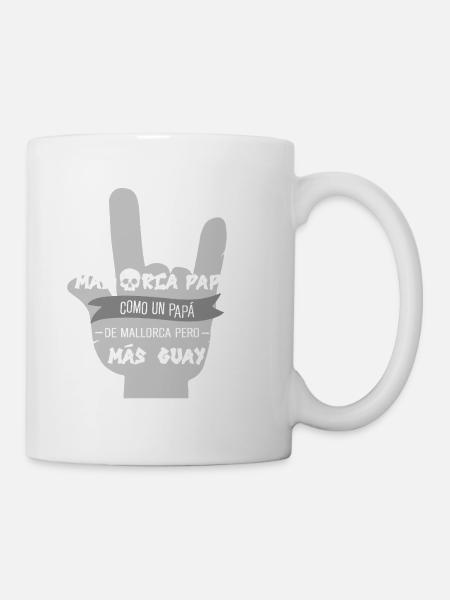 Humorvolles Mallorca Papa Papi Motiv - Tasse - Weiß