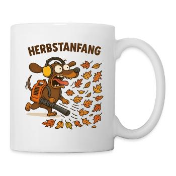 Beginning of Autumn Dachshund - Mug - white - Right