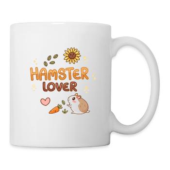Design süße Hamster Liebe Illustration - Tasse - Weiß - Rechts