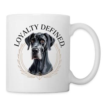 Loyal Great Dane Guardian Design - Mug - white - Right