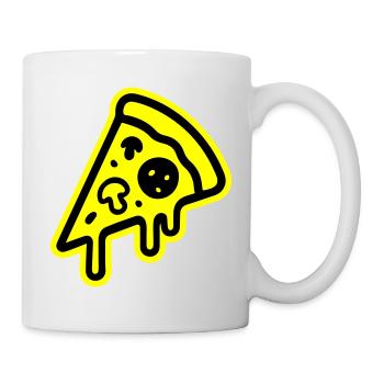 Icône de la pizza - Mug blanc - blanc - Droite
