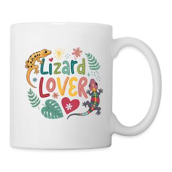 Lizard Lover Illustration - Mug - white - Right