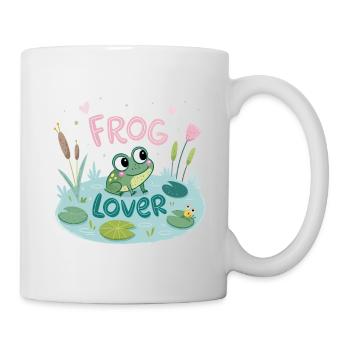 Frosch-Design in der Liebe in der Natur - Tasse - Weiß - Rechts