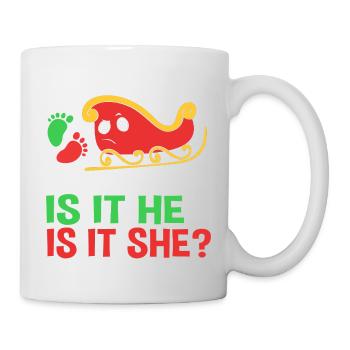 Werdende Mutter Werdende Mama Weihnachten - Tasse - Weiß - Rechts