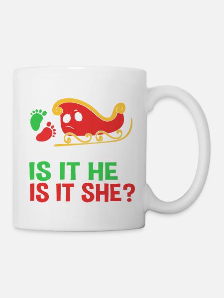 Werdende Mutter Werdende Mama Weihnachten - Tasse - Weiß
