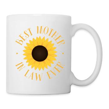 Die beste Schwiegermutter aller Zeiten - Tasse - Weiß - Rechts