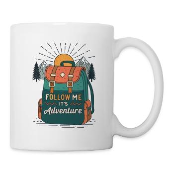 Follow Me Backpacking Adventure - Mug - white - Right
