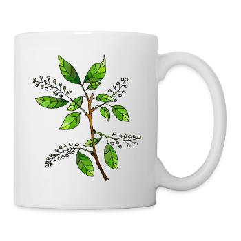 Fleur - Mug blanc - blanc - Droite