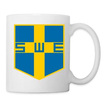 Schweden Sverige - Tasse - Weiß - Rechts