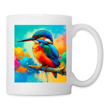 martin-pêcheur - Mug blanc - blanc - Droite